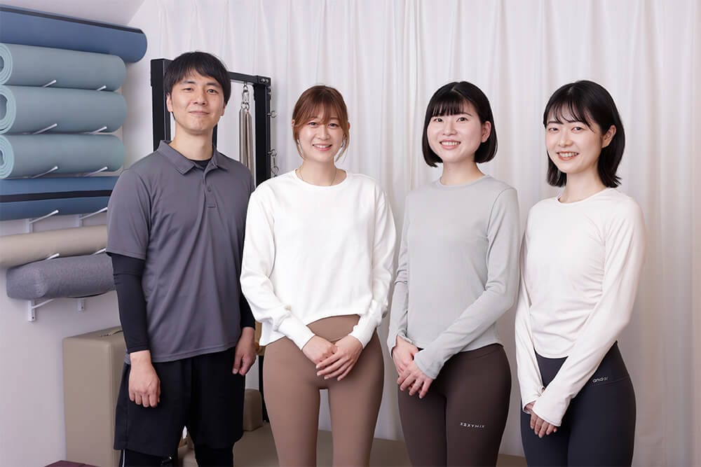 鎌倉・藤沢のピラティススタジオのスタッフ。爽健美ピラティス。